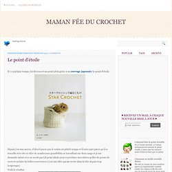 Le point d'étoile ~ Maman Fée du Crochet