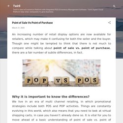 Point of Sale Vs Point of Purchase