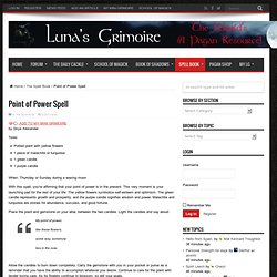 Point of Power Spell