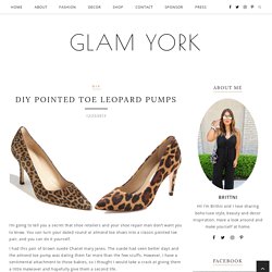 DIY Pointed Toe Leopard Pumps – Glam York