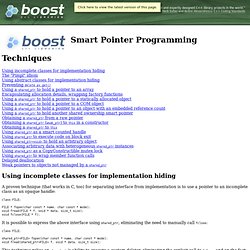 Smart Pointer Programming Techniques - 1.53