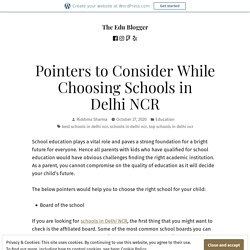 Schools In Delhi NCR