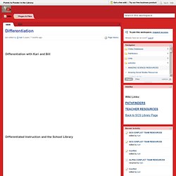 Differentiation and the School Library: Prezi and Video