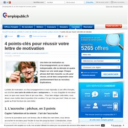 4 points-clés pour réussir votre lettre de motivation