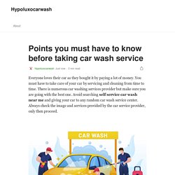 How can I find a good vehicle wash near me?
