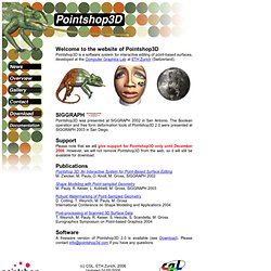 Pointshop3D