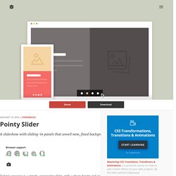 Pointy Slider in CSS and jQuery