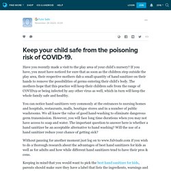 Keep your child safe from the poisoning risk of COVID-19.: ext_5594628 — LiveJournal