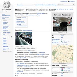 Marcadet - Poissonniers (métro de Paris)