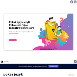pokaz jezyk by Asia Krzemińska on Genially