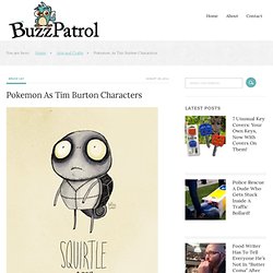 Pokemon As Tim Burton Characters