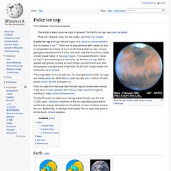 Polar ice cap