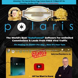 Polaris Review □ CHECK MY □ BONUSES □ Autofunnel Software With Best Selling Products