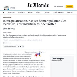 Intox, polarisation, risques de manipulation : les leçons de la présidentielle vue de Twitter