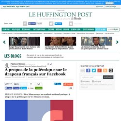 A propos de la polémique sur le drapeau français sur Facebook 