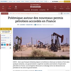 Polémique autour des nouveaux permis pétroliers accordés en France