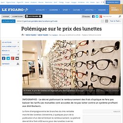 Polémique sur le prix des lunettes
