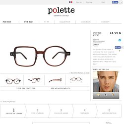 Eyewear- glasses directly from the factory Double View - Trendy Glasses - For him Polette Eyewear