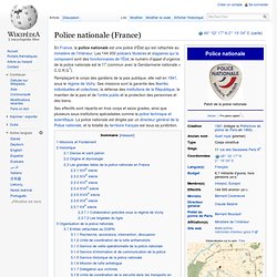 Police nationale (France)