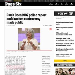 Paula Deen 1987 police report amid racism controversy made public