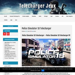Police Simulator 18 Telecharger