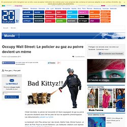 Occupy Wall Street: Le policier au gaz au poivre devient un mème