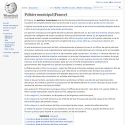 Policier municipal (France)