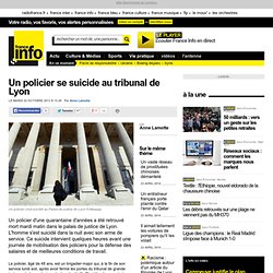 Un policier se suicide au tribunal de Lyon