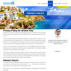 Privacy Policies concerning clients’ data handling