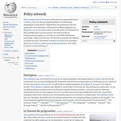 Policy network