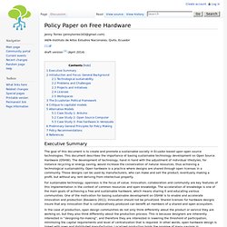 Policy Paper on Free Hardware - FLOK Society (EN)