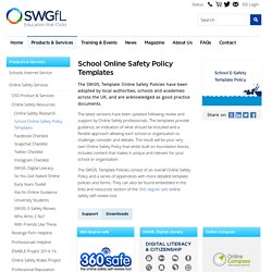 Policy Templates - Online Safety Services