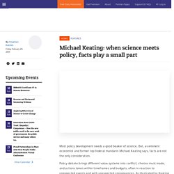 Science in policymaking: Canberra forum on government policy