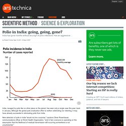 Polio in India: going, going, gone?