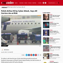 Polish Airline Hit by Cyber Attack