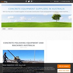 Concrete Polishing Equipment and Machines Australia - Concrete Equipment Suppliers in Australia