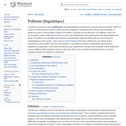 Politesse (linguistique)