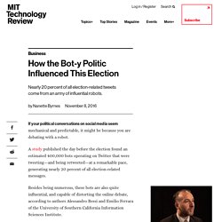 How the Bot-y Politic Influenced This Election