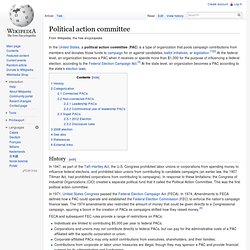 Political action committee