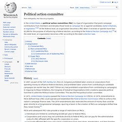 Political action committee