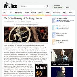 The Political Message of The Hunger Games