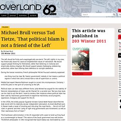 Related: Islam + Left - Michael Brull