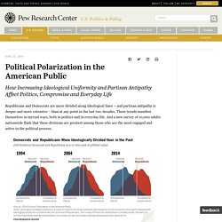 Political Polarization in the American Public