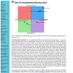 The Political Compass - US Presidential Election 2012