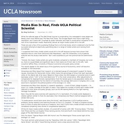 Media Bias Is Real, Finds UCLA Political Scientist