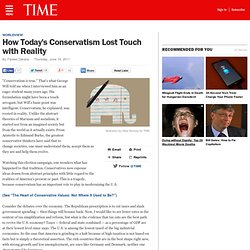 Party Politics: How Conservatism Lost Touch with Reality