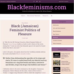 Sexual Politics of Black (Jamaican) feminism