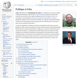 Politique à Cuba