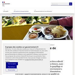 Une nouvelle politique de l'alimentation