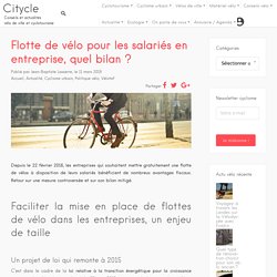 Politique vélo et entreprise : une flotte de vélo pour les salariés